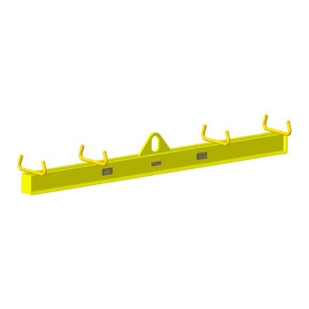 Machining & Welding By Olsen M&W 10' Spread Basket Lifting Beam, Yellow - 1000 Lb. Capacity 17495